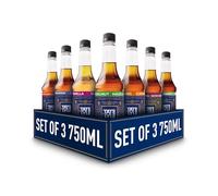 Tate & Lyle - Custom Case Pure Cane Sugar Syrups - 3x750ml - Choose 3 of The Same Flavour - Caramel, Salted Caramel, Hazelnut, Vanilla And More - Fairtrade, Vegan and Vegetarian Friendly