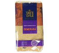 Tate & Lyle - Demerara Brown Sugar - Fruity, Sweet-Spiced Crystals with Crunch - For Hot & Cold Drinks, Baking and Toppings - Vegan, Vegetarian and Suitable for Kosher Diets - 3kg x 4