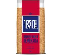 Tate & Lyle Demerara Sugar 3kg | Natural Cane Demerara Sugar | Golden Crunchy Sugar for Baking, Coffee, Desserts & Cooking | Large Value Pack
