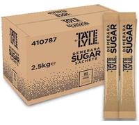 Tate & Lyle Demerara Sugar Sticks Pack of 1000-2.5kg | Individually Wrapped Natural Cane Sugar Sticks | Premium Brown Sugar for Tea, Coffee & Hot Drinks | Ideal for Cafés, Hotels & Catering