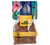 Tate & Lyle Fairtrade Dark Muscovado Sugar 10 x 500g - Rich & Treacly | Ten sealed retail packs, unrefined cane crystals, moist fudgy texture, vegetarian, fruit cakes, brownies, marinades, glazes