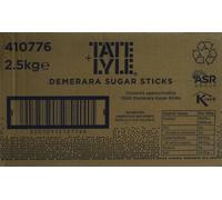 Tate & Lyle Fairtrade Demerara Sugar Sticks 1000 x 2.5g - Tea & Coffee
