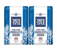 Tate & Lyle Fairtrade Granulated Pure Cane Sugar (1Kg) - Pack of 2