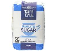 Tate & Lyle - Fairtrade Granulated White Sugar - Versatile Pure White Cane Sugar for Everyday Sweetening, Cooking & Baking - Consistently Fine Quality - UK Packed - 500g
