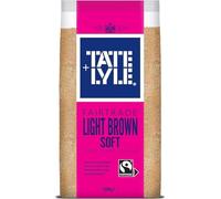 Tate & Lyle - Fairtrade Light Soft Brown Sugar - Buttery Caramel Flavour and Quick-Dissolving Crystals - For Baking, Sauces & Preserves - Sugar 10 x 500g