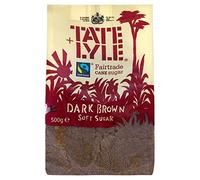 Tate & Lyle Fairtrade Soft Dark Brown Cane Sugar (500g) - Pack of 6