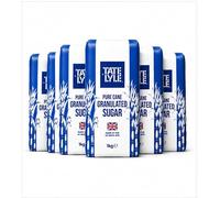 Tate & Lyle Granulated Sugar 1kg (Pack of 6) | Premium White Granulated Sugar for Baking, Cooking, Tea & Coffee | Everyday Sweetener for Cakes, Desserts & Drinks