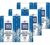 Tate & Lyle Granulated Sugar 1kg (Pack of 6) Pure Cane Sugar for Baking, Desserts, Cooking & Beverages, Perfect for Everyday Use