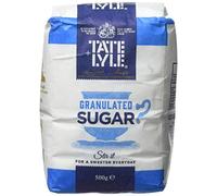 Tate & Lyle - Granulated White Sugar - Versatile Pure White Cane Sugar for Everyday Sweetening, Cooking & Baking - Consistently Fine Quality - UK Packed - 1 x 500g