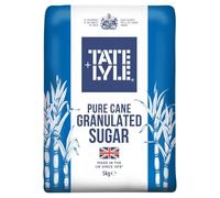 Tate & Lyle - Granulated White Sugar - Versatile Pure White Cane Sugar for Everyday Sweetening, Cooking & Baking - Consistently Fine Quality - UK Packed - 5kg