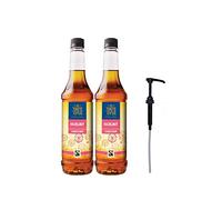 Tate & Lyle Hazelnut Coffee Syrup 750ml Fairtrade (2 Bottles, with Pump)