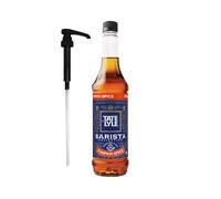 Tate & Lyle Pumpkin Spice Coffee Syrup 750ml Fairtrade, 1 Bottle, with Pump