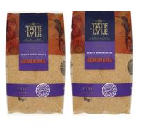 Tate & Lyle Pure Demerara Sugar - 3 kg Bag (Pack of 2) | Medium-crystal Light Brown Cane Sugar with Natural Caramel Notes - Vegan, Kosher, Gluten-Free | Distinctive Texture & Aromatic Profile
