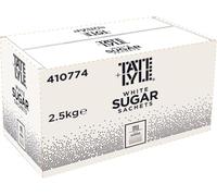 Tate & Lyle White Sugar Sachets Pack of 1000 | Individually Wrapped White Granulated Sugar | Single-Serve Sugar Packets for Tea, Coffee & Hot Drinks | Ideal for Cafés, Offices & Catering