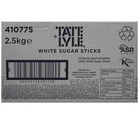 Tate & Lyle - White Sugar Sticks - Pure Cane Sugar - Individually Wrapped for Hygiene - Hot Drinks, Meetings & Coffee Shops - Convenient - 1000 x 2.5g