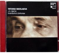 TATIANA NIKOLAEVA PLAYS J.S.BACH: 15 INVENTIONS BWV 772, 786 & 15 SINFONIAS BWV 787 , 801- HARMONIA MUNDI