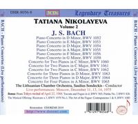 TATIANA NIKOLAYEVA PLAYS BACH PIANO CONCERTOS 2 (3 CD) NEW CD
