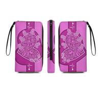 TATLETATLE Grandma's Little Sweethearts - Personalized Leather Long Wallet with Name - Custom Name Wallet for Women Birthday, Loving Gift for Grandmother, Mother, Mom (Wallet-A10)