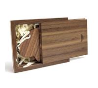 TATMOHIK Heart USB Stick 64 GB USB 3.0 with Wooden Box, Super Speed Memory Stick Pendrive Flash Drive with Wooden Box, Ideal Wedding Gift