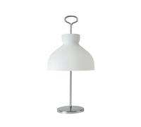 TATO Arenzano Table Lamp Tall White & Chrome