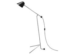 TATO Beghina Floor Lamp Matt Black & Chrome