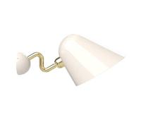 TATO Beghina Wall Lamp White & Brass