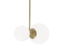 TATO Biba Pendant 120cm Brass & White