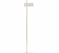 TATO Wallie Floor Lamp Brass & White Tall