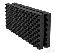 Tatoa 2 Pack Acoustic Foam,48x24x2 Inch Egg Sound Proof Panel for Walls,High Density Fire Resistant Soundproof Panels for Home,Studio,Reducing Noise & Echo