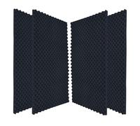 Tatoa 4 Pack Sound Proof Foam Panels for Walls,48x24x2 Inch Egg Acoustic Foam Panel,High Density Fire Resistant Soundproof Foam for Home,Studio,Reducing Noise & Echo