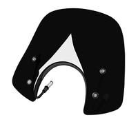 TaTonCycle Motorcycle Scooter Sport Bike Windshield Windscreen Wind Deflector fits for P-iaggio V-espa LX 50 125 150 LX50 LX125 LX150 GT200 GTS250 GTS300 GTS 200 250 300 All year (Black Smoke)