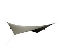 Tatonka 2467 Tarp 3 TC (400 x 400 cm) - Waterproof Cotton Blend Tarp with Excellent UV Stability, Eyelets and Tear Loops - Protects from Sun, Wind and Rain - Beige