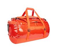 Tatonka Barrel 65L - Waterproof Travel Bag with Backpack Function, Large Opening, Padded Base and Lockable Zip, Red Orange, 65 litres, Durable Travel Bag with stowable Backpack Shoulder Straps
