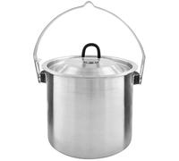 Tatonka Pot Set BC 1.4 L - High Outdoor Cooking Pot Made of Stainless Steel with Insertable Bowl, Hanger for Hanging, Volume Scale and Lid - 1.4 litres - Diameter 13 x 13.5 cm