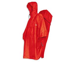 Tatonka Cape Rain Poncho, Waterproof Rain Cover with Integrated Backpack Rain Cover and Hood with Drawstring, Includes Bag, Sizes XS - L