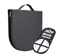 Tatonka Cutlery Bag for Camping - Storage Bag | Camp Utensils Cutlery Bag Outdoor Cutlery Mesh Bag Large Waterproof Storage Bag, Black (Excluding Tableware), See Description