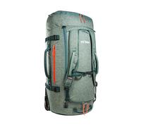 Tatonka Trolley Duffle Roller 80 - Foldable Travel Bag with Wheels and Backpack Function - Stows in Own Lid Pocket - 80 Litre Volume, Sage Green, 80 litres, Large Trolley Without Frame