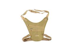 Tatonka Skin Chest Holster RFID B - Travel Wallet with TÜV-Approved RFID Blocker - For Carrying Like a Pistol Holster - With Two Zip Pockets and Soft, Skin-friendly Back