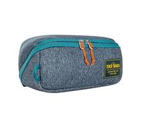 Tatonka Square Zip Pouch M (2L) - Foldable Wash Bag with 2 Mesh Pockets with Zip, PFC/PFC/PFAS Free, 10 x 25 x 9 cm, Navy, 10 x 25 x 9 cm, Hinged Wash Bag