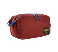 Tatonka Toiletry Bag Cosmetic Double Zip Pouch (6L) - Large Wash Bag with Double Zip Opening and Multiple Compartments - 17 x 27 x 13 cm (Tango Red)