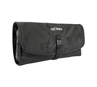 Tatonka Travelcare Toiletry Bag - Flat Hanging Wash Bag with Compartments and Mirror - Black - 32 x 17 x 4 cm