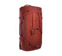 Tatonka Trolley Duffle Roller 140 L, Foldable Travel Bag with Wheels and Backpack Function, Stows in Own Lid Pocket, 140 Litre Volume, Tango Red
