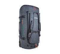 Tatonka Trolley Duffle Roller 80 - Foldable Travel Bag with Wheels and Backpack Function - Stows in Own Lid Pocket - 80 Litre Volume, Navy, 80 litres, Large Trolley Without Frame