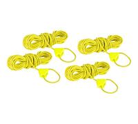 Tatonka Unisex - Adult Storm Line 2 mm Reflective 4 x 4 m Guy Line, Yellow, 4 m