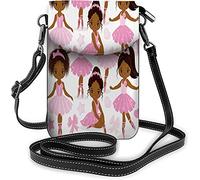 Tatoo Skull Small Cell Phone Purse Day of The Dead Dark Smile Flower Head Motif Crossbody Bag for Women Wallet Purses Floral