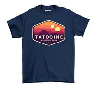 Tatooine National Park T-Shirt - Visit The Galaxy's Hottest Spot! Funny Unisex Design, Perfect for Adventure Seekers and Jedi Dreamers! Navy