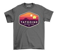 Tatooine National Park T-Shirt - Visit The Galaxy's Hottest Spot! Funny Unisex Design, Perfect for Adventure Seekers and Jedi Dreamers! Grey