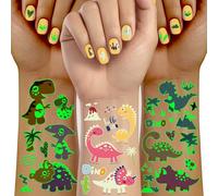 TatoYard 30 Sheets Dinosaur Tattoos for Kids Dinosaur Birthday Decorations, Dinosaur Stickers Temporary Tattoo for Boys Dinosaur Toys Age 3 4 5 6 7 8, Dinosaur Sweets Party Bag Fillers Supplies