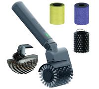 Tatqilo Electric Grill Brush, Cordless BBQ Cleaning Brush with 3 Heads, 3-Speed & Angle Adjustable Rotary Grill Brush, Rechargeable & Waterproof Grill Cleaning Brush for BBQ, Barbecue Grates, Outdoor