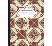 Tatreez from Palestine Journal: Lined Notebook 8.5 x 11 Traditional Embroidery